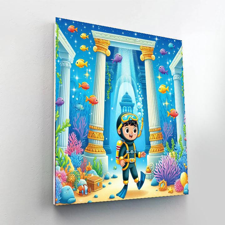 Underwater Atlantis Quest DIY Paint By Numbers