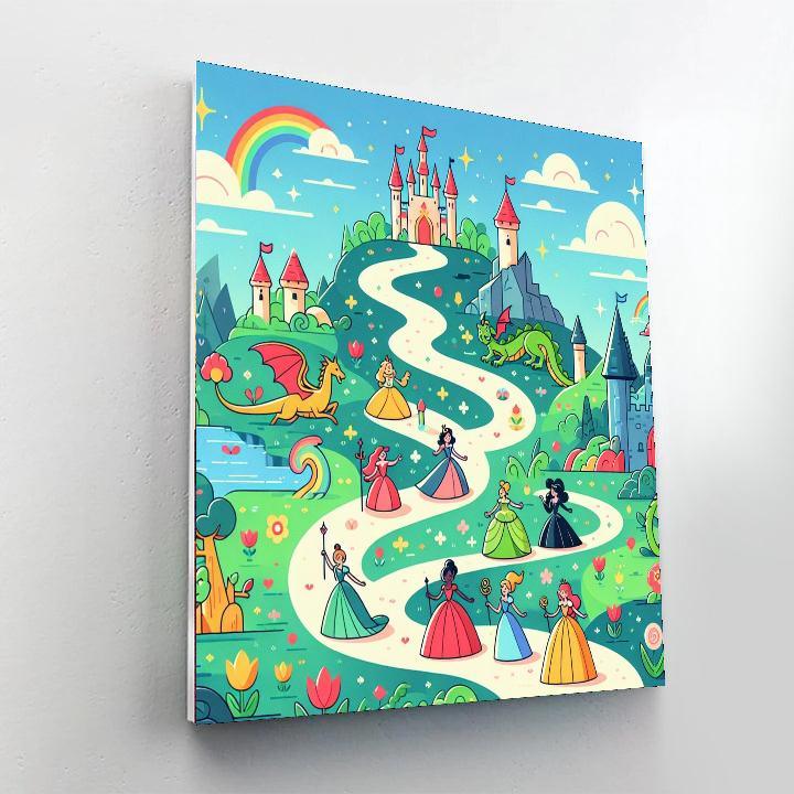 Fairytale Adventure Path Number Painting
