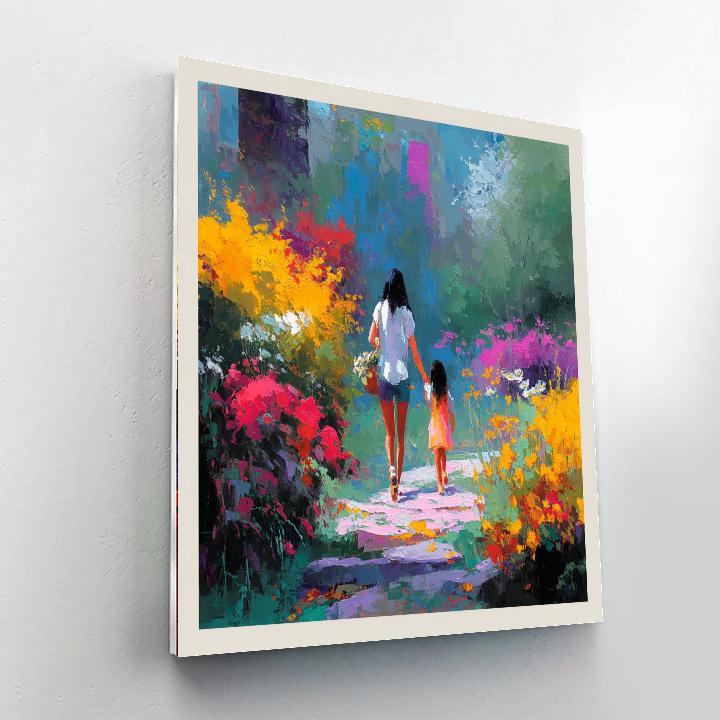 Exploring The Flower Garden Paint By Color