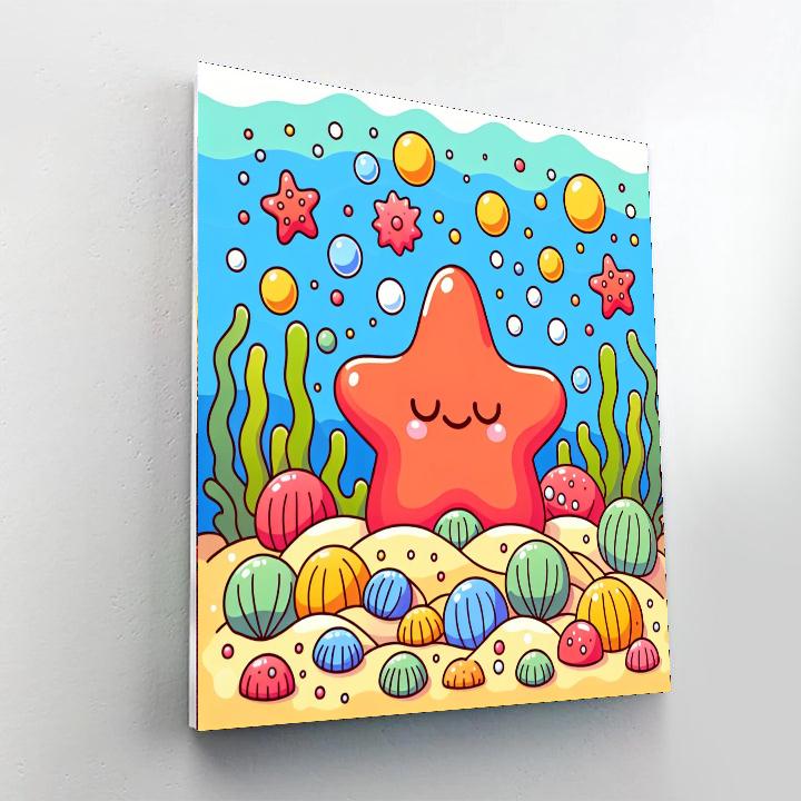 Dreamy Starfish Numbered Painting Kits