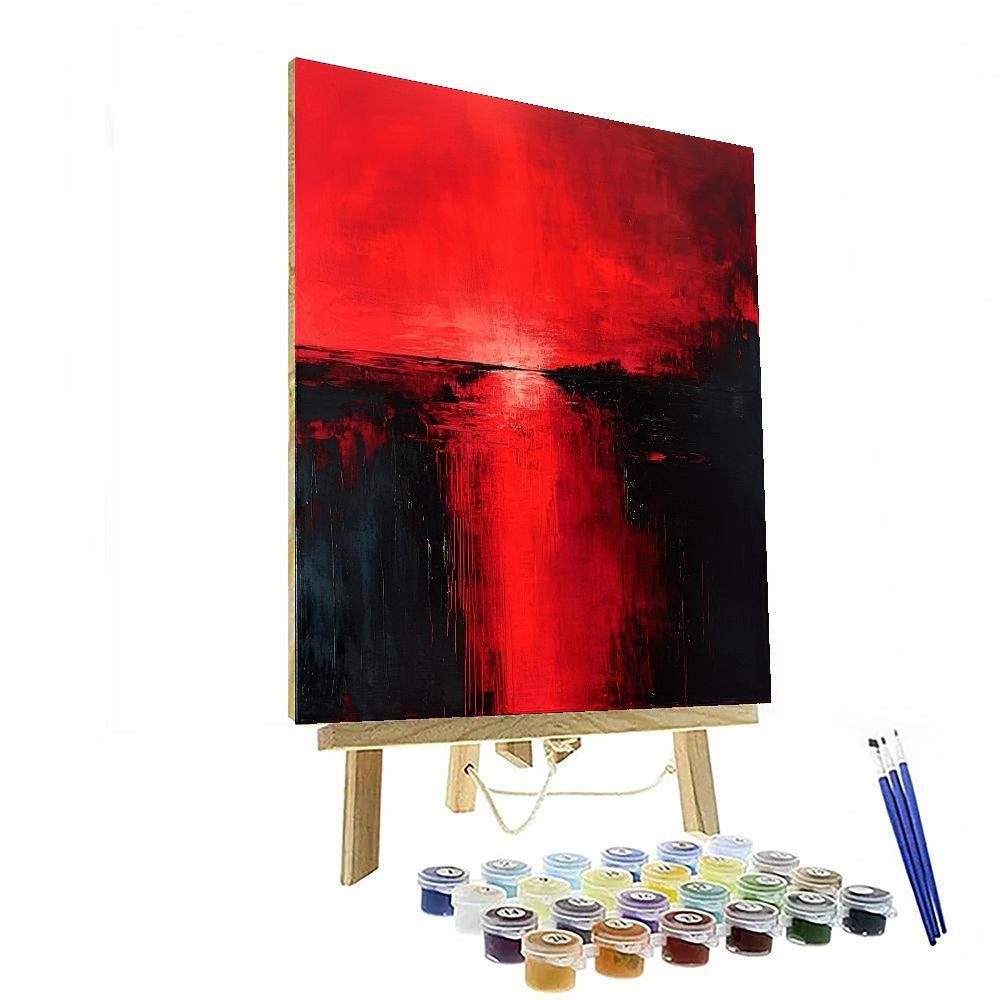 Mark Rothko Inspired Vibrant Resonance  Paint By Color