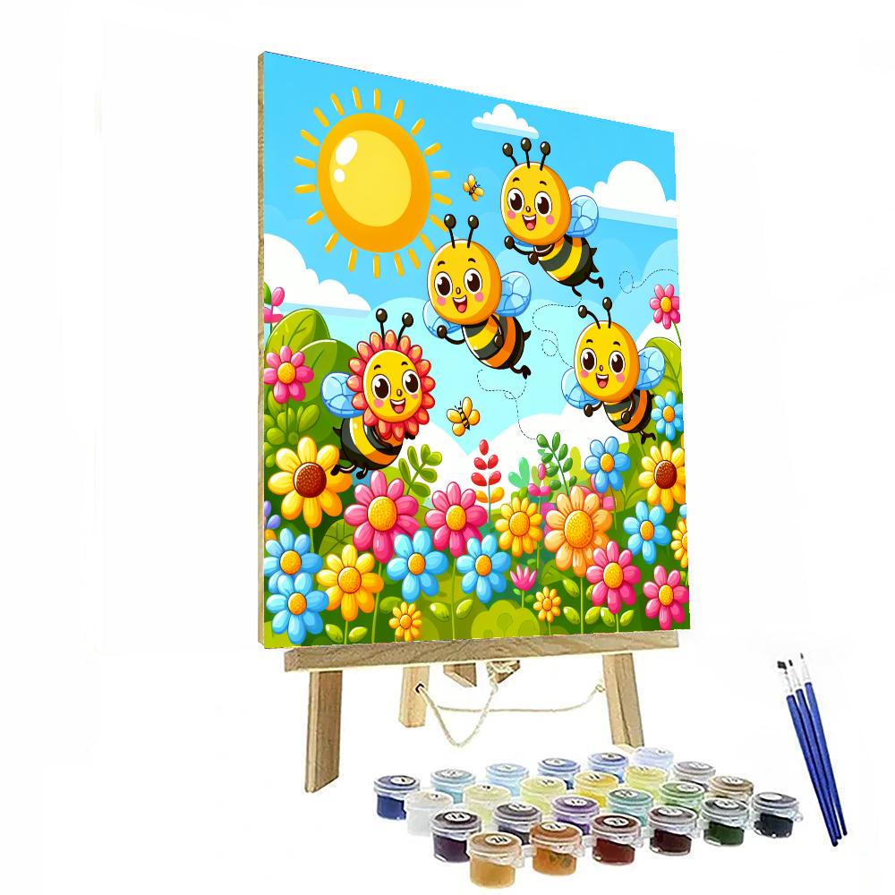 Wonderful World Of Bees Paint By Numbers Kits