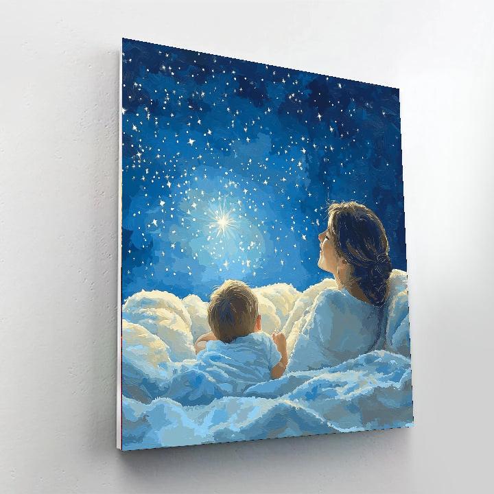 Sweet Dreams Under Stars Numbered Painting Kits