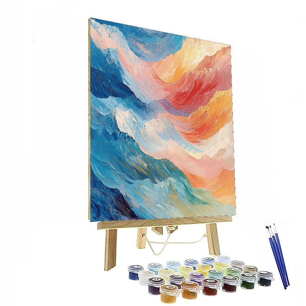 Edgar Degas Inspired Cascading Hues  Paint By Number