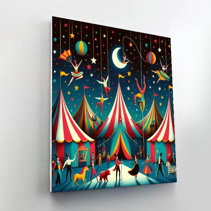 Whimsical Circus Fantasy Paint By Color