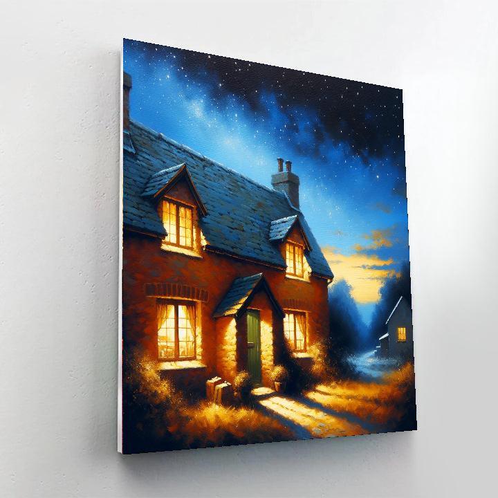 Charming Cottage Evening Paint By Color