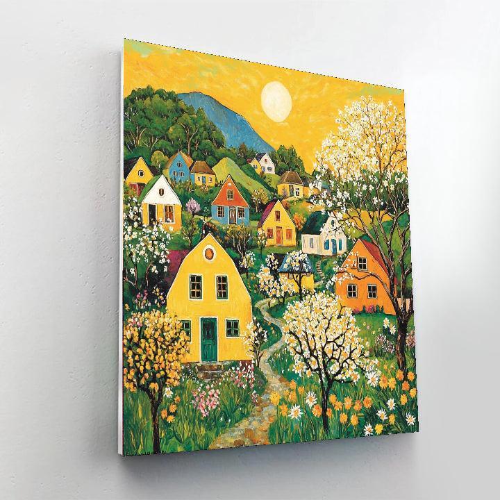 Paul Gauguin Inspired Sunny Village  Paint By Numbers