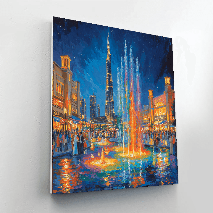 The Dubai Mall Number Painting