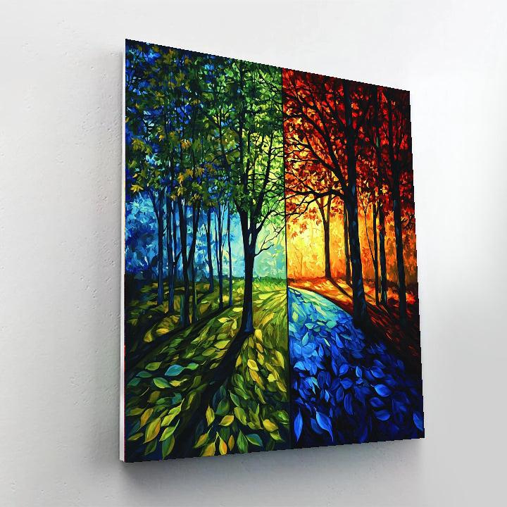 Caravaggio Inspired Shadowplay Of Seasons  DIY Paint By Numbers