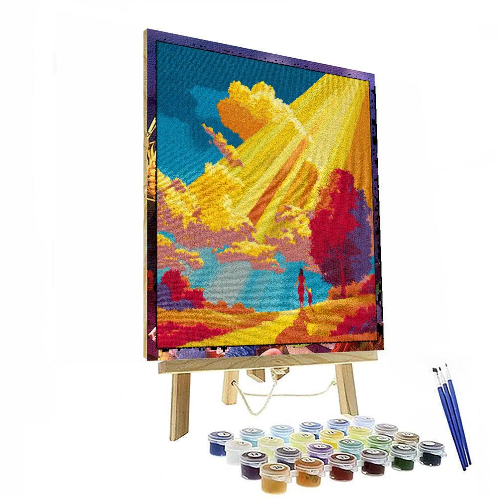Rays Of Hope And Love Numbered Painting Kits
