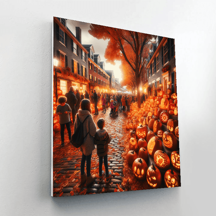 Keene Pumpkin Festival - New Hampshire Numbered Painting Kits