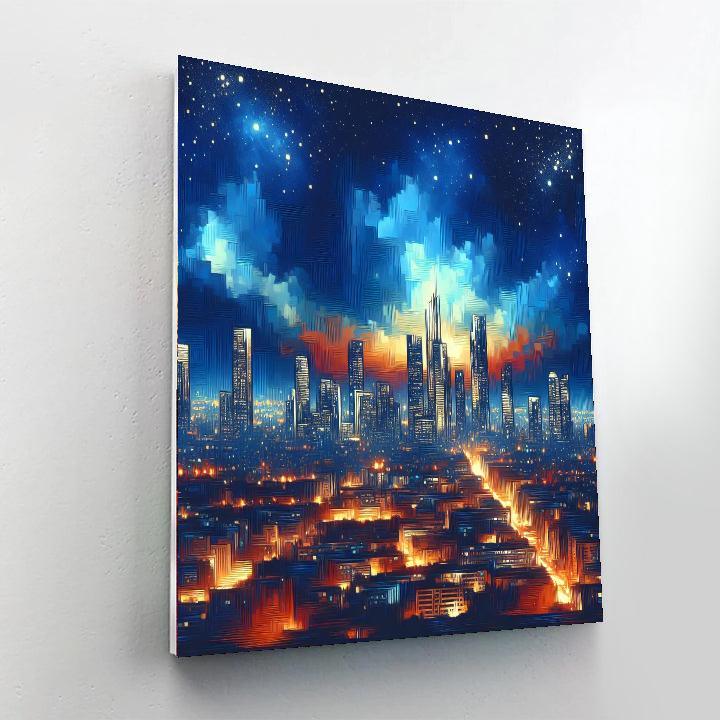 Cityscape Wonder Painting By Numbers Kit