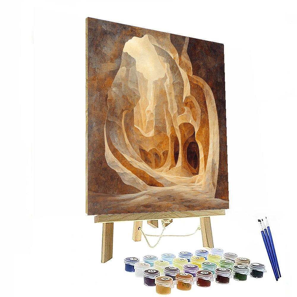Michelangelo Inspired Mystical Caverns Of Nature  Paint By Color