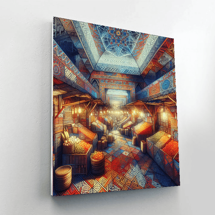 Exotic Moroccan Bazaar Paint By Color