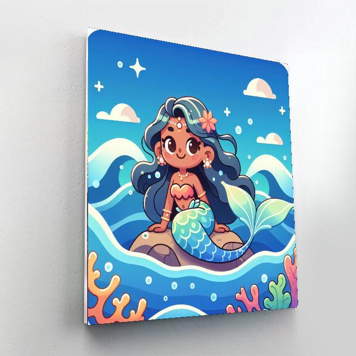 Underwater Mermaid Dreams Paint By Color