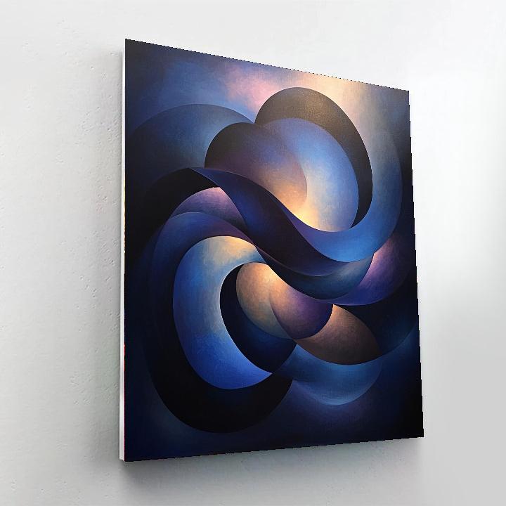 Caravaggio Inspired Eclipse Of The Mind  Number Painting