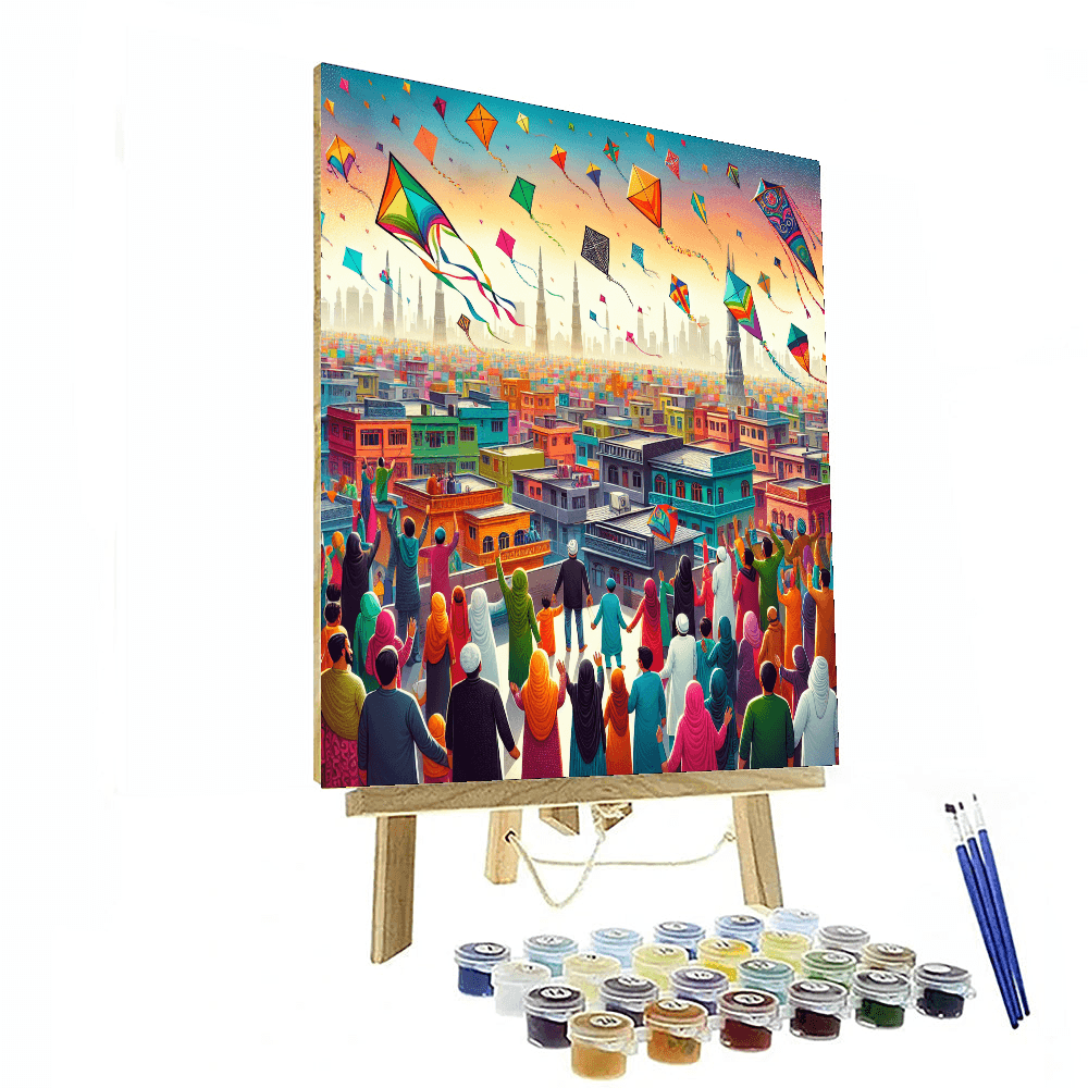 Makar Sankranti - Gujarat, India Paint By Color