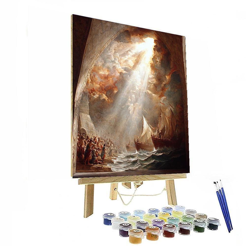 Henry Fuseli Inspired Ancient Mythical Voyage  Paint By Numbers
