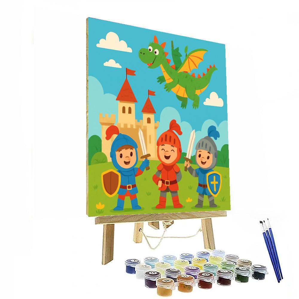 Adventures With Knights Paint By Numbers Art