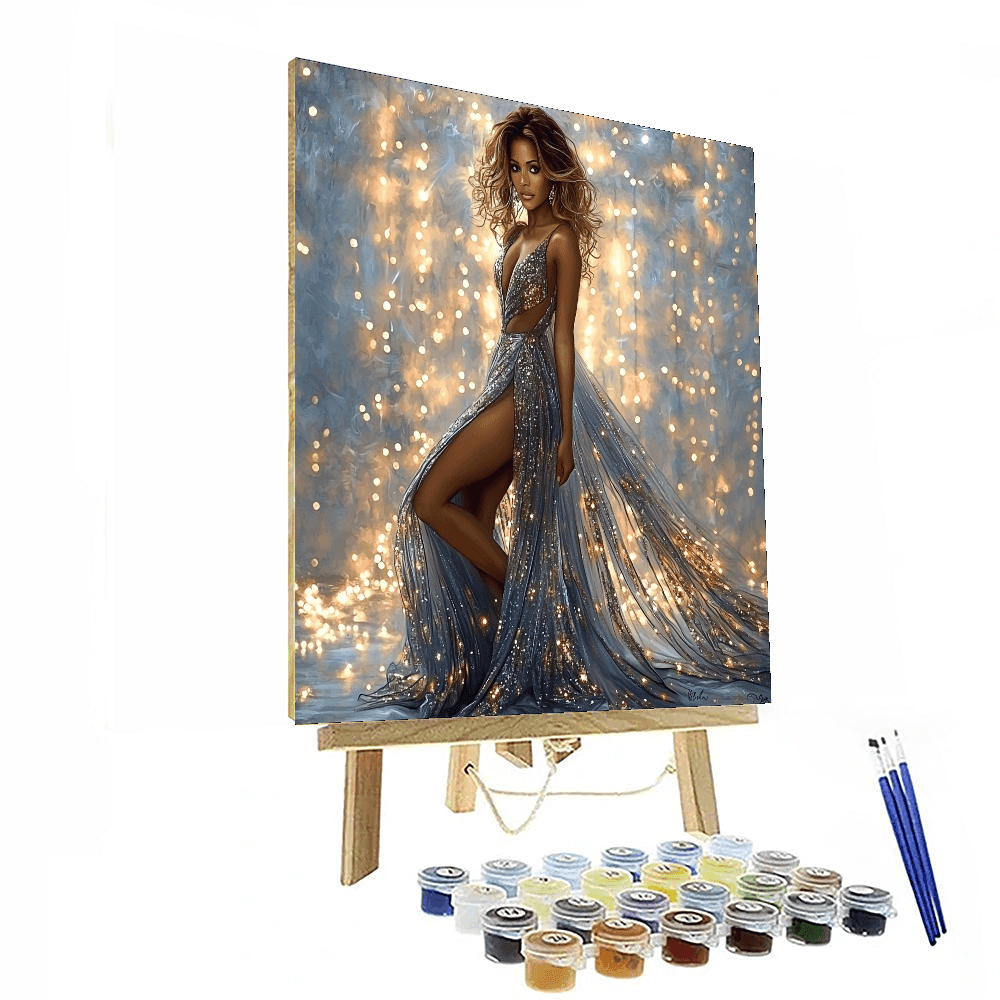 Halle Berry: The Bold Icon Of Strength Paint By Number