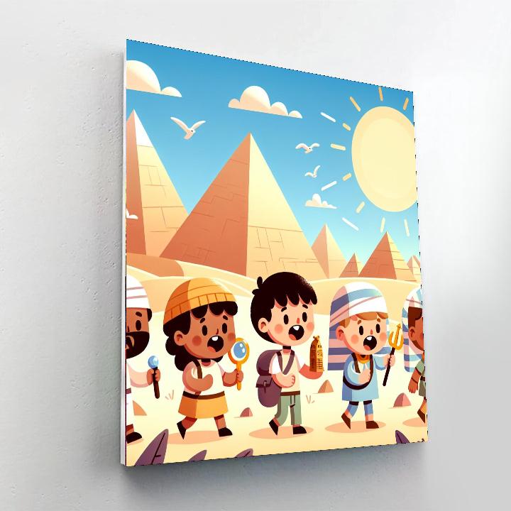 Historic Pyramid Quest Paint By Numbers Art