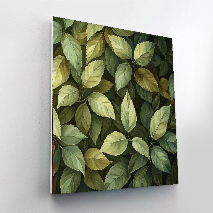 Leonardo Da Vinci Inspired Verdant Dreams  Paint By Number