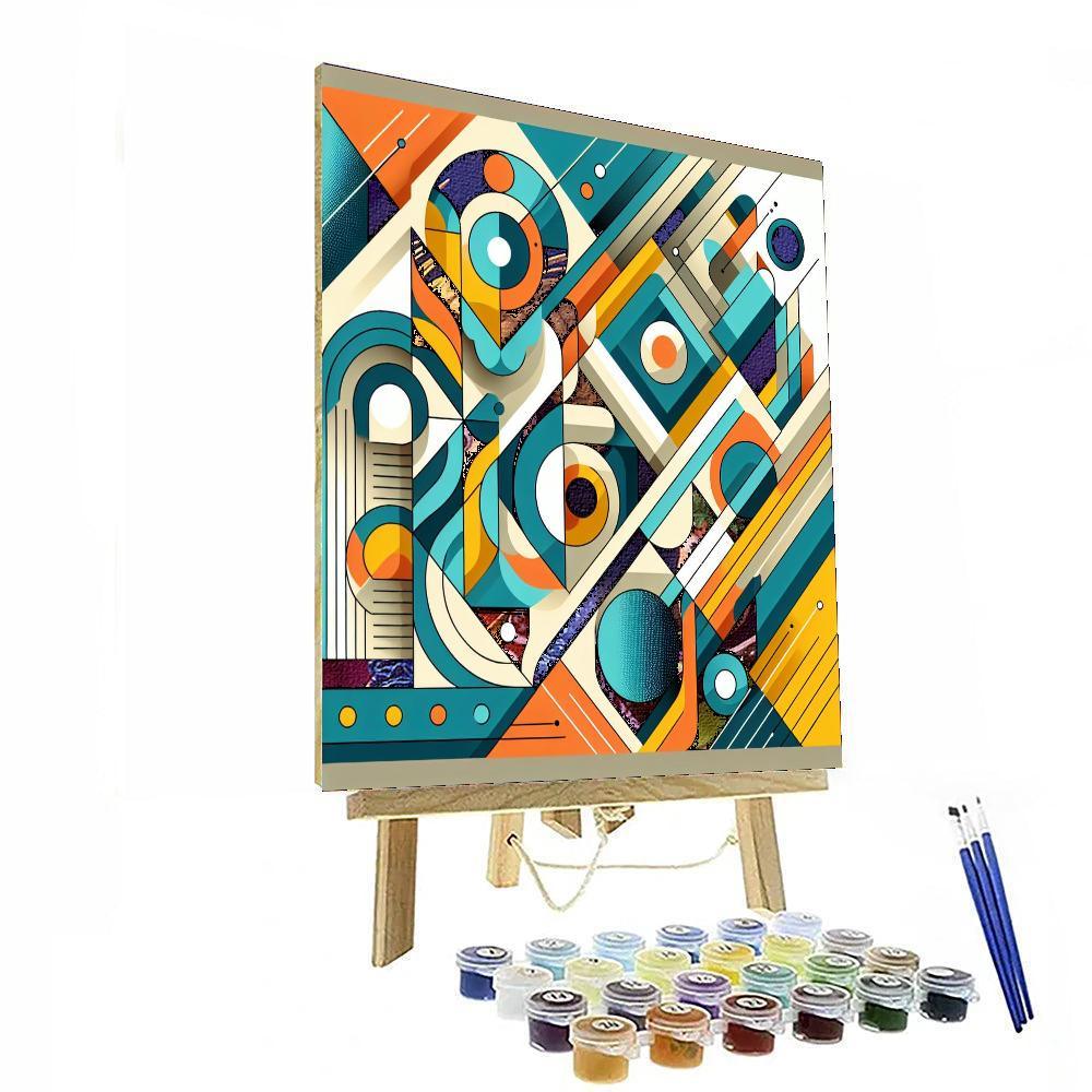 Artistic Geometric Wonders Numbered Painting Kits