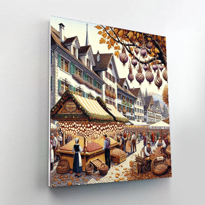 Zibelemärit - Bern Numbered Painting Kits