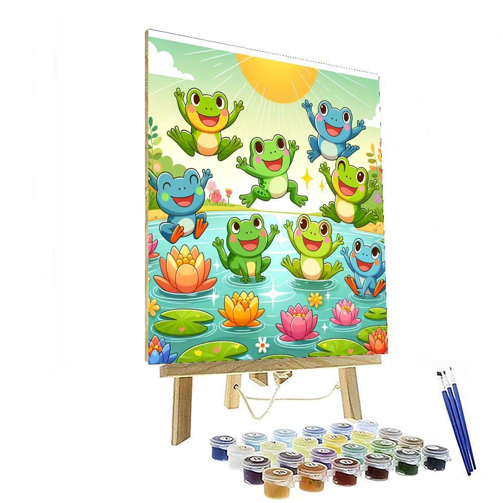 Froggy Jumping Fun Paint By Color