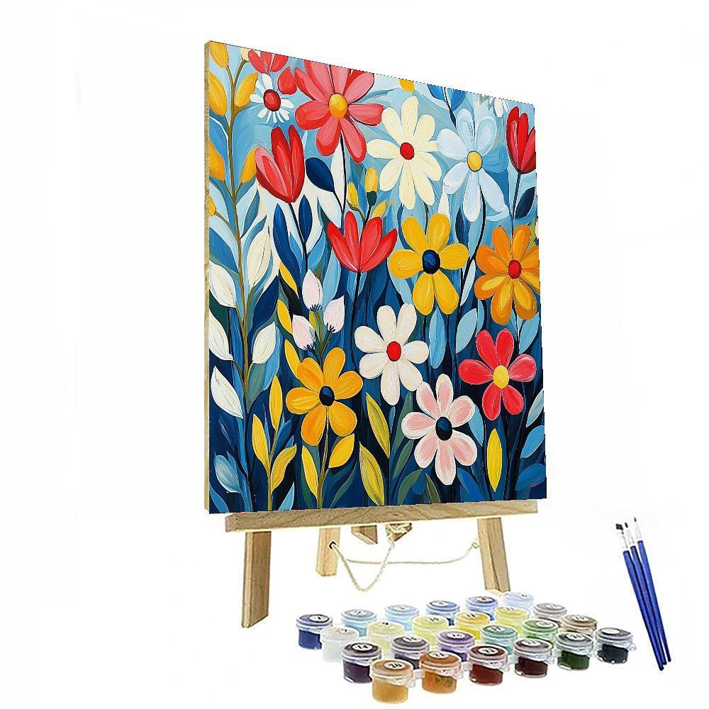 Henri Matisse Inspired Peaceful Bloom  DIY Paint By Numbers