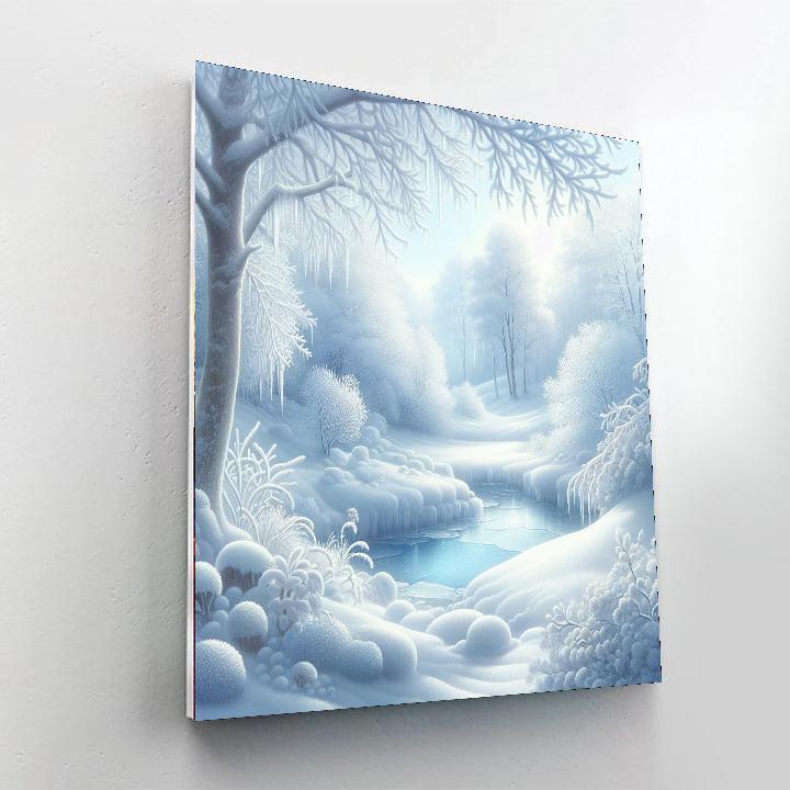 Winter's Quiet Beauty Paint By Numbers Art