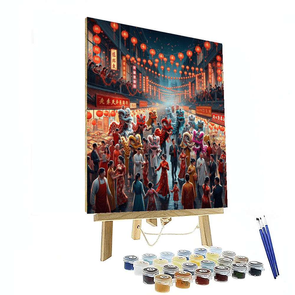 The Lunar New Year Festival Number Painting