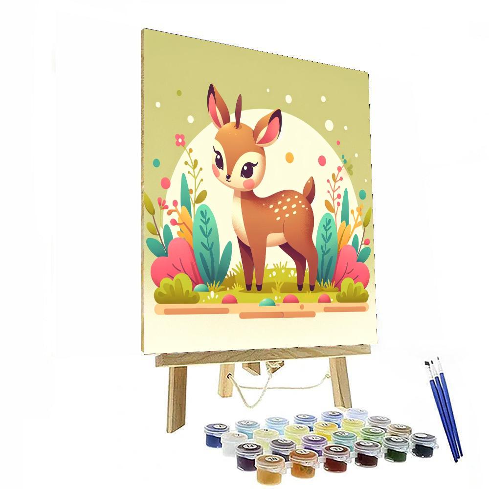 Dainty Dik-dik Paint By Numbers Art