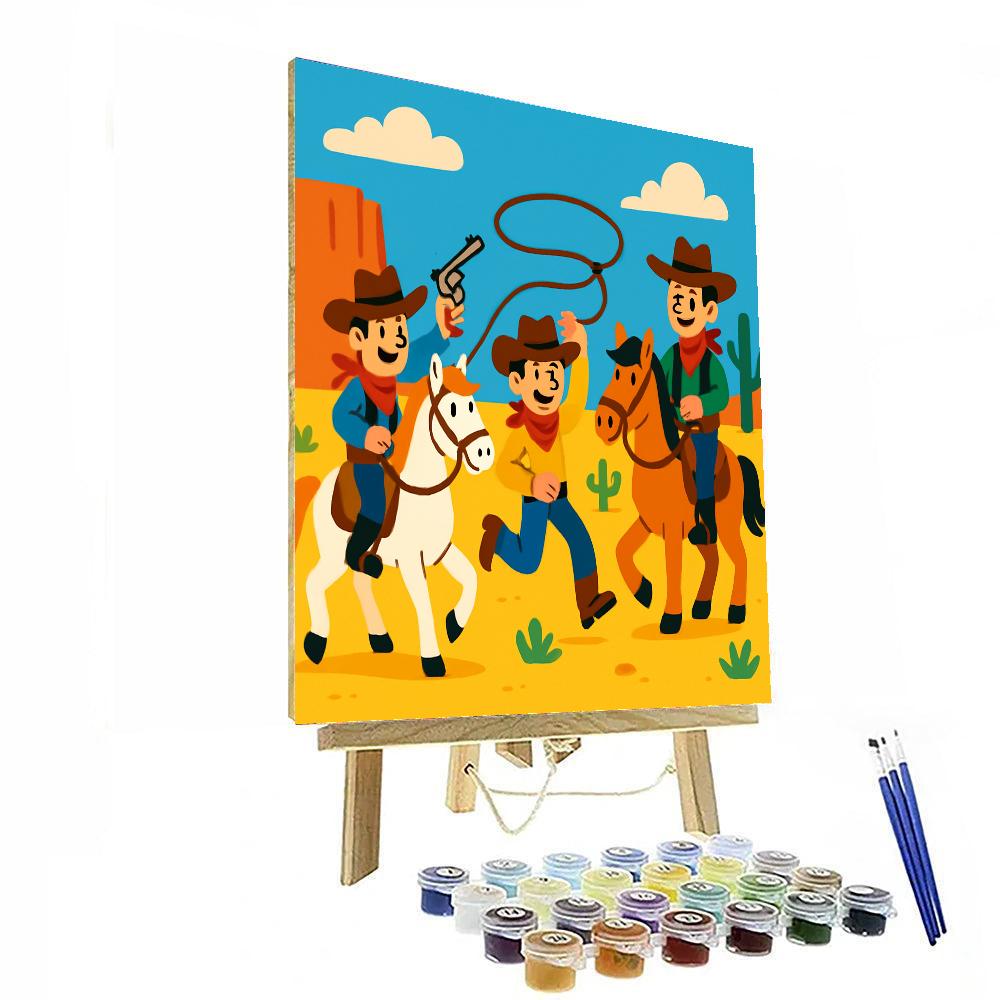 Adventurous Wild West Quest DIY Paint By Numbers