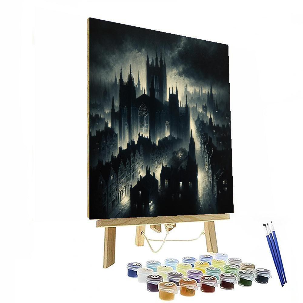 Gothic Urban Mystery Paint By Numbers Art