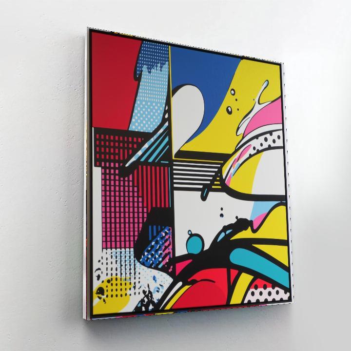 Lichtenstein Inspired Friendship In Color  Painting By Numbers Kit