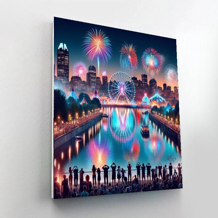 International Fireworks Festival - Canada Paint By Numbers Kits