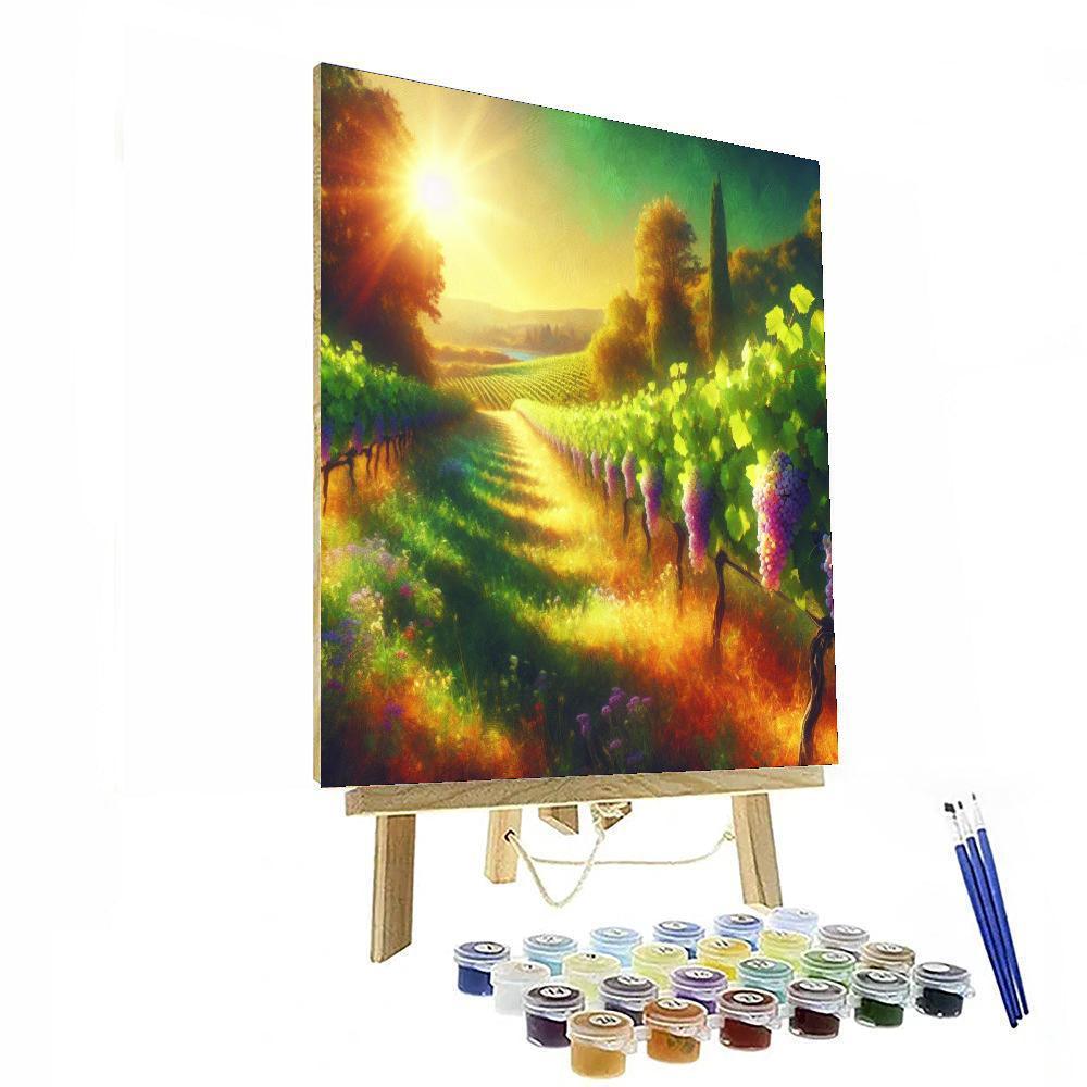 Mediterranean Vineyard Paint By Numbers Kits