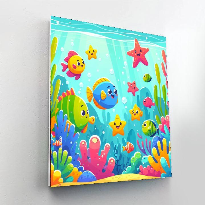 Bubbly Underwater Adventures Numbered Painting Kits
