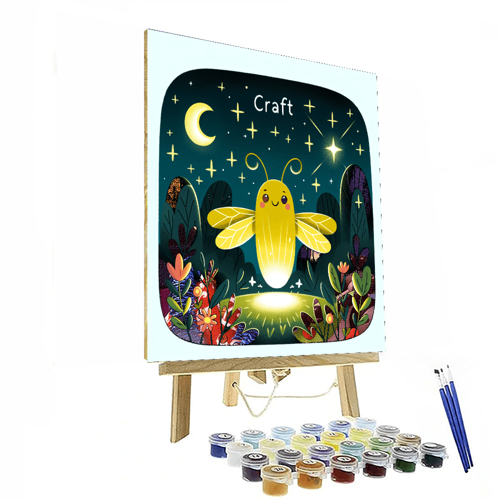 Dazzling Firefly Painting Number Kit