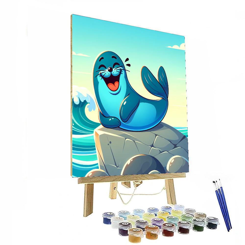 Laughing Seal Painting By Numbers Kit