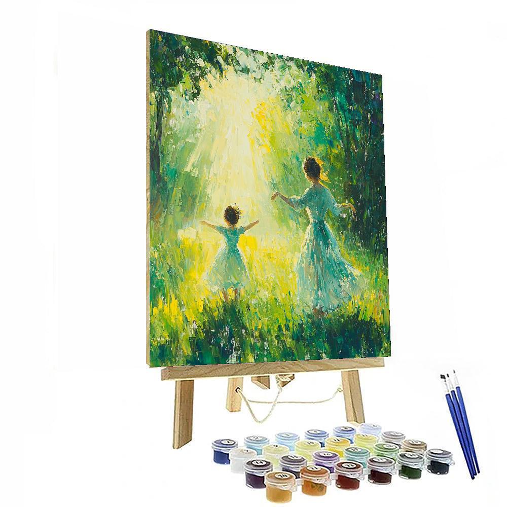Morning Meadow Dance Painting Number Kit
