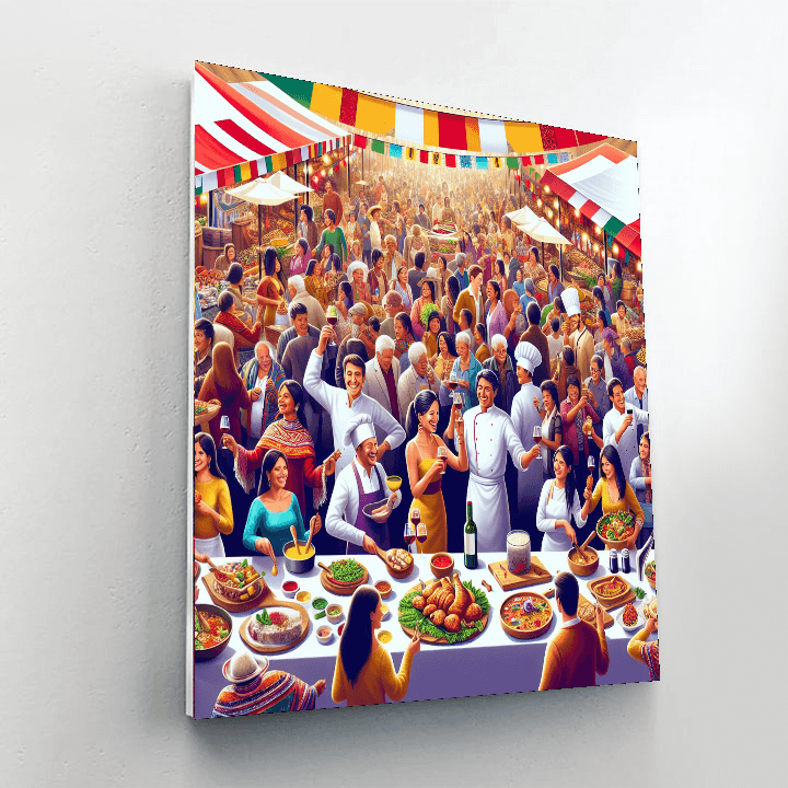 Lima Wine & Food Festival DIY Paint By Numbers