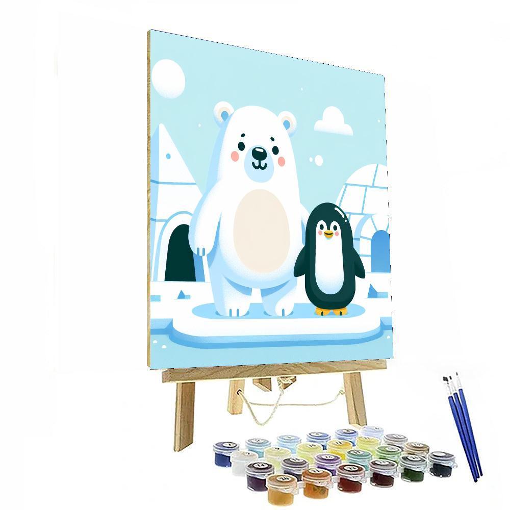 Frosty Arctic Expedition DIY Paint By Numbers