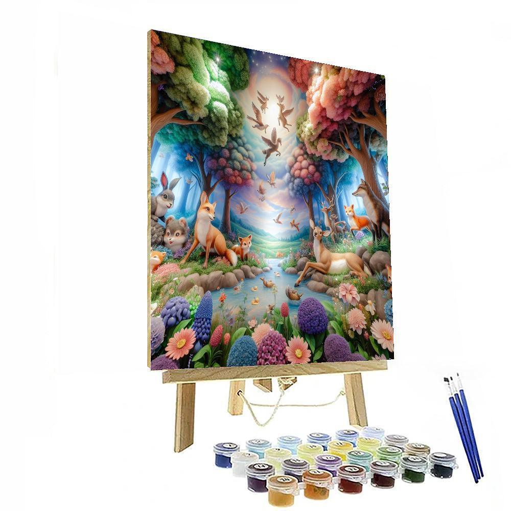 Colorful Woodland Wonders Paint By Numbers Kits