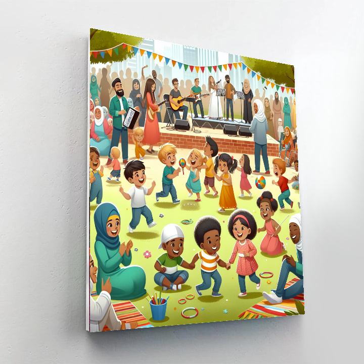 Weltkindertag - Germany Painting By Numbers Kit