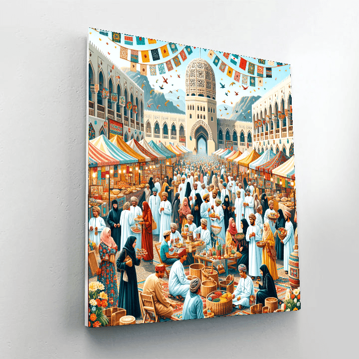 The Omani Festival Paint By Color