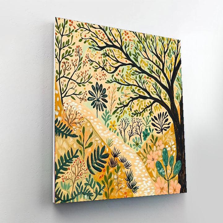 Frida Kahlo Inspired Echoes Of The Earth  Painting Number Kit