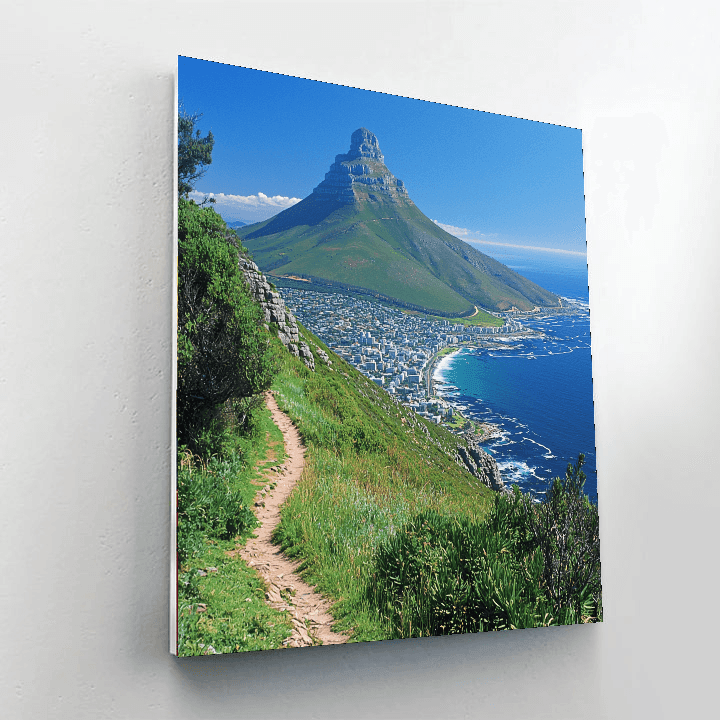 Table Mountain - Cape Town Paint By Numbers Art