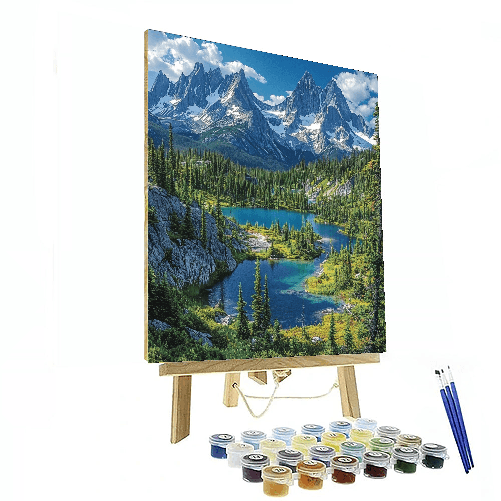 Jasper National Park - Alberta Painting Number Kit